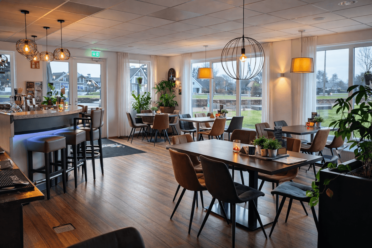 De bar van restaurant d'Olde Smidse